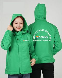 Áo gió đồng phục Công ty CP Nông sản Nam Đô