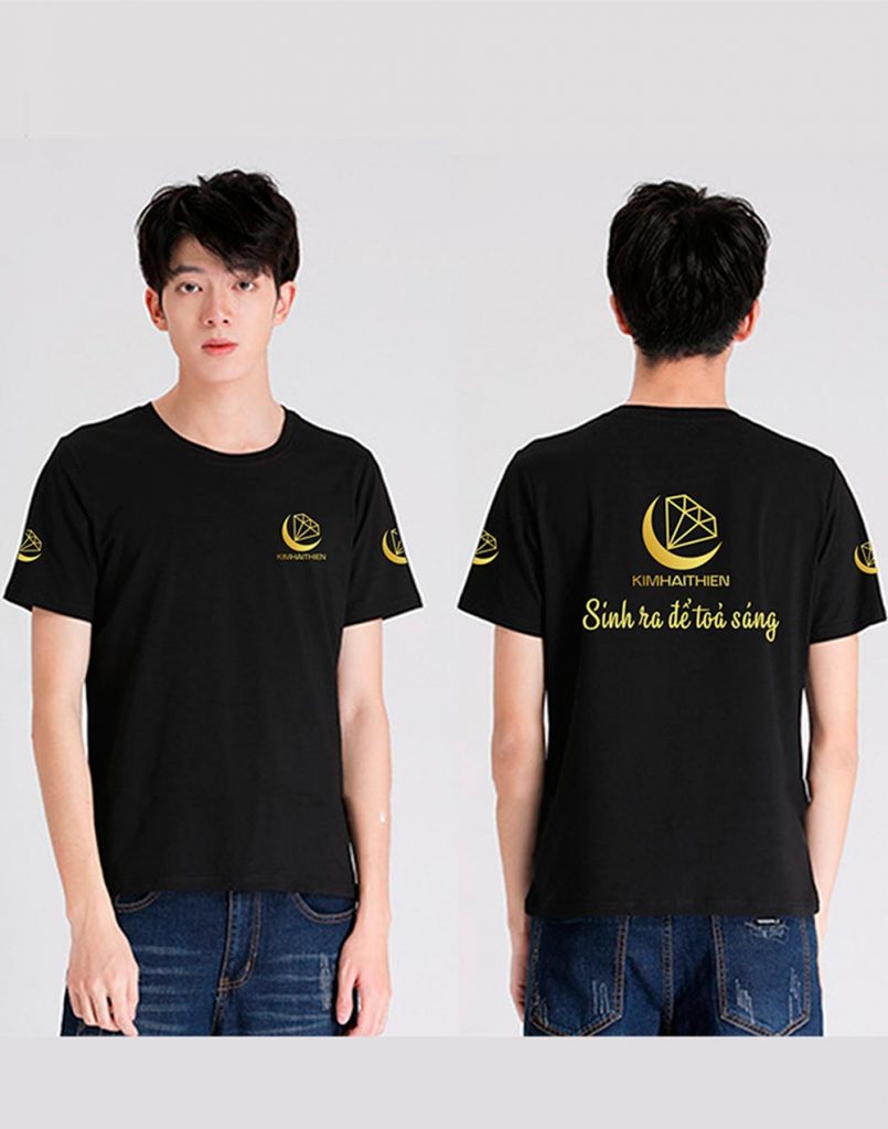 Áo phông cổ tròn Công ty KimHaiTien