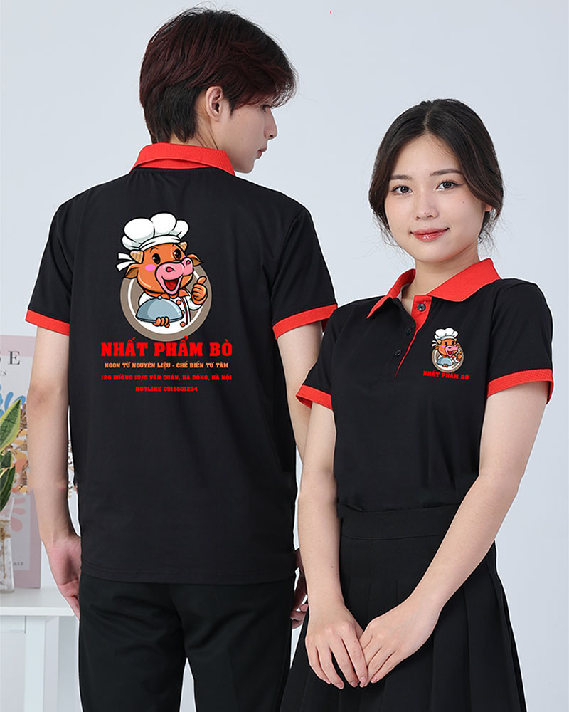 Áo phông đồng phục Nhà hàng Nhất Phẩm Bò