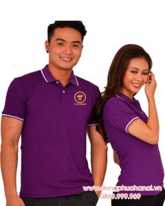 Áo polo in logo Pi Network