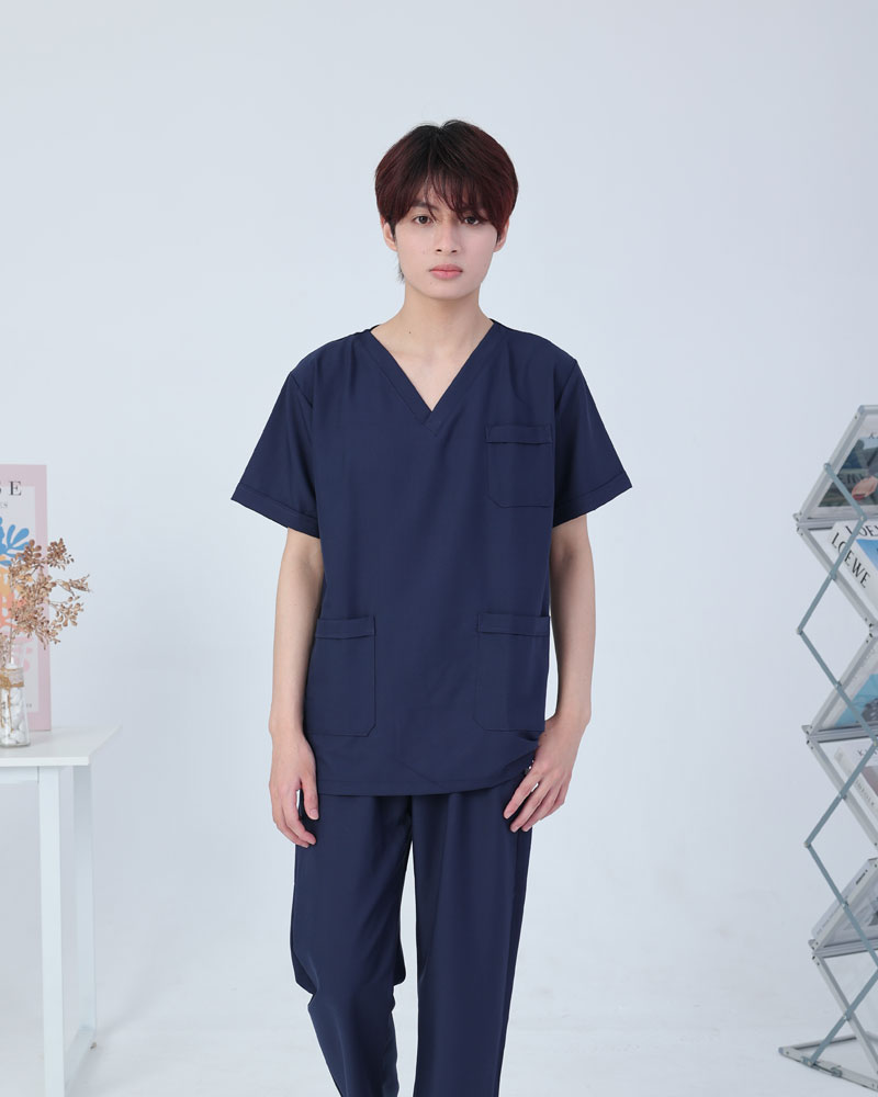 Bộ quần áo phẫu thuật nam xanh đen – bộ áo blu đồng phục phẫu thuật cho bác sĩ