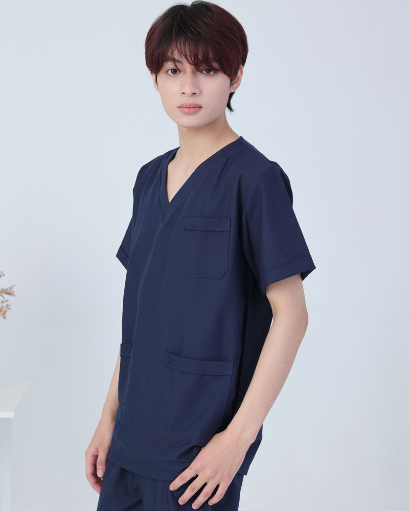 Bộ quần áo phẫu thuật nam xanh đen – bộ áo blu đồng phục phẫu thuật cho bác sĩ