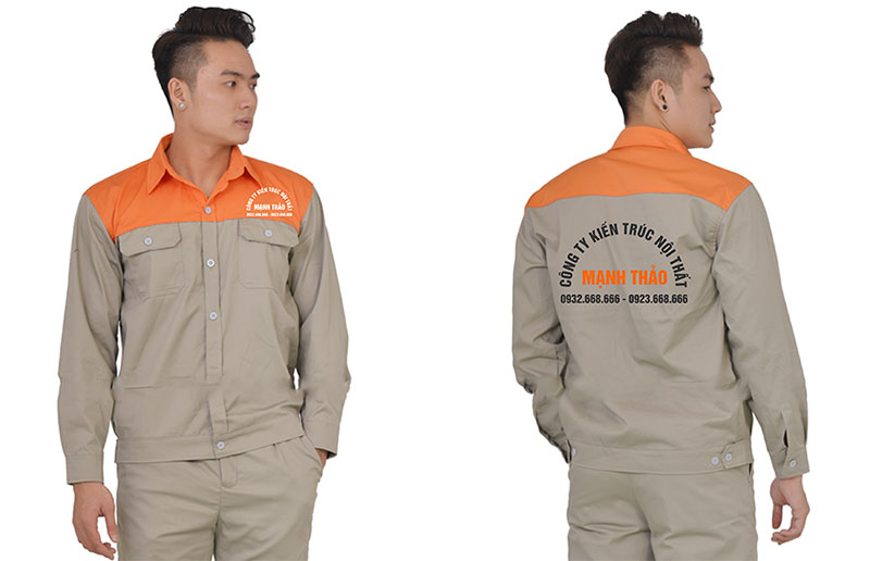 Đồng phục bảo hộ lao động Công ty kiến trúc nội thất Mạnh Thảo