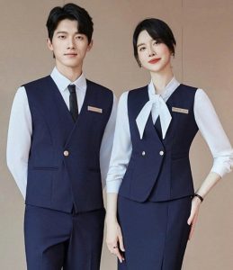 Đồng phục lễ tân khách sạn - vest thanh lịch, chuyên nghiệp