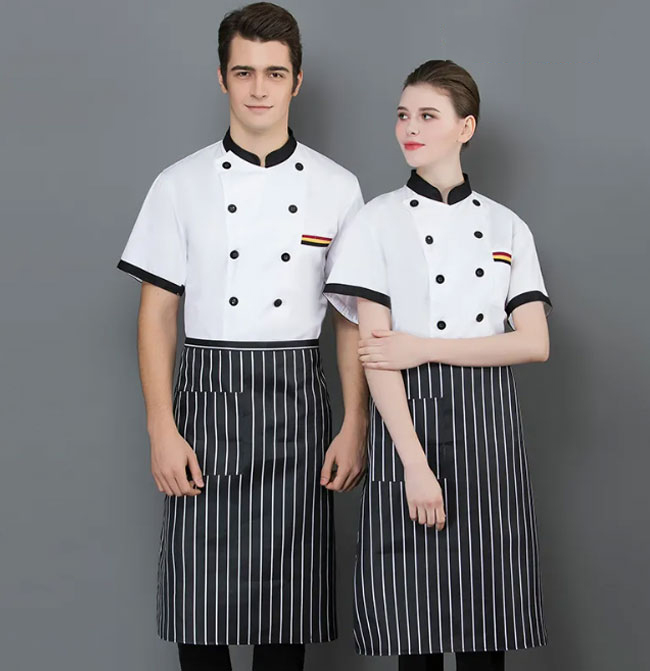 Đồng phục nhân viên bếp nhà hàng - gọn gàng, chuyên nghiệp