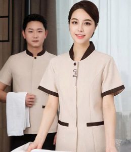 Đồng phục nhân viên buồng phòng khách sạn