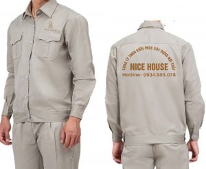 In đồng phục bảo hộ Công ty TNHH Kiến trúc xây dựng nội thất Nice House