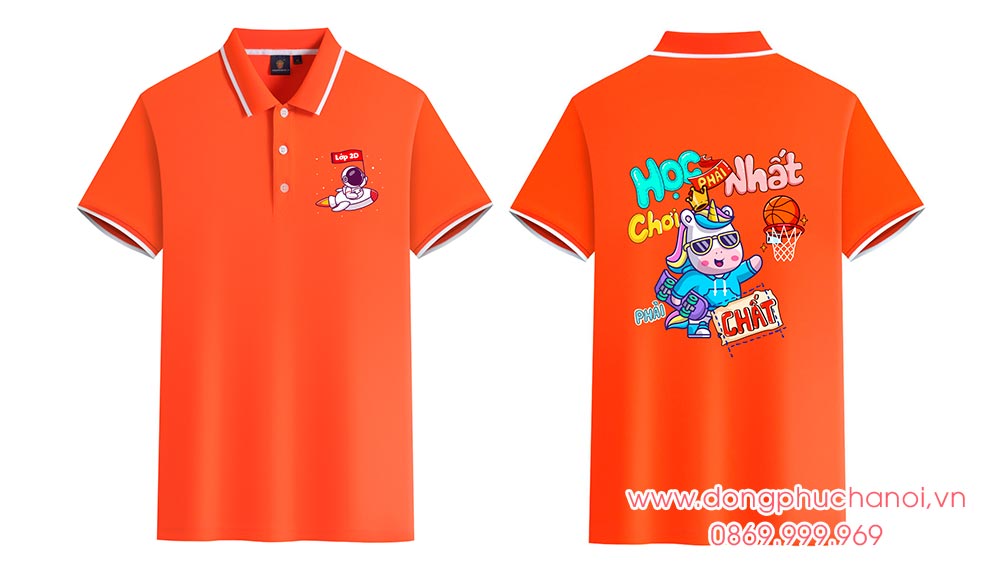 May và In áo Lớp 2D Học phải Nhất - Chơi phải Chất