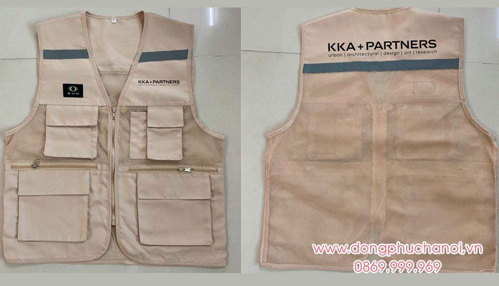 May và In áo gile Công ty KKA + Partners