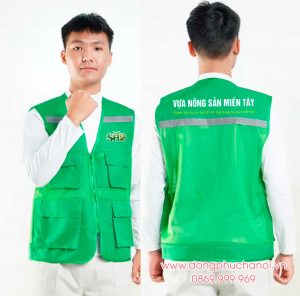 May và In áo gile Vựa nông sản miền Tây SHD