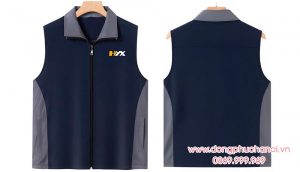 May và In áo gile đồng phục HYX