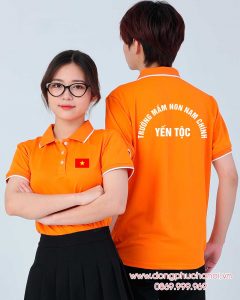 May và In áo phông Trường mầm non Nam Chính Yến Tộc