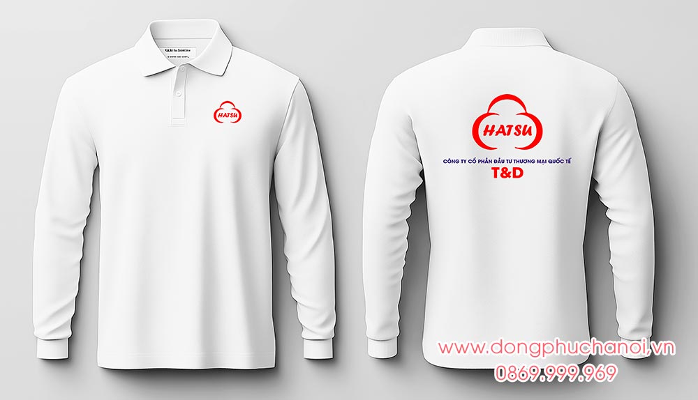 May và In áo phông dài tay Công ty cổ phần đầu tư Thương mại Quốc Tế Hatsu - T&D