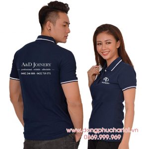 May và In áo phông đồng phục A&D Joinery