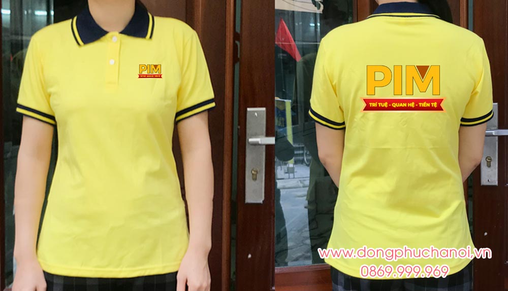 May và In áo phông đồng phục PIM