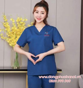 May và In đồng phục Dịch vụ y tế Gia đình Health Care Việt Nam