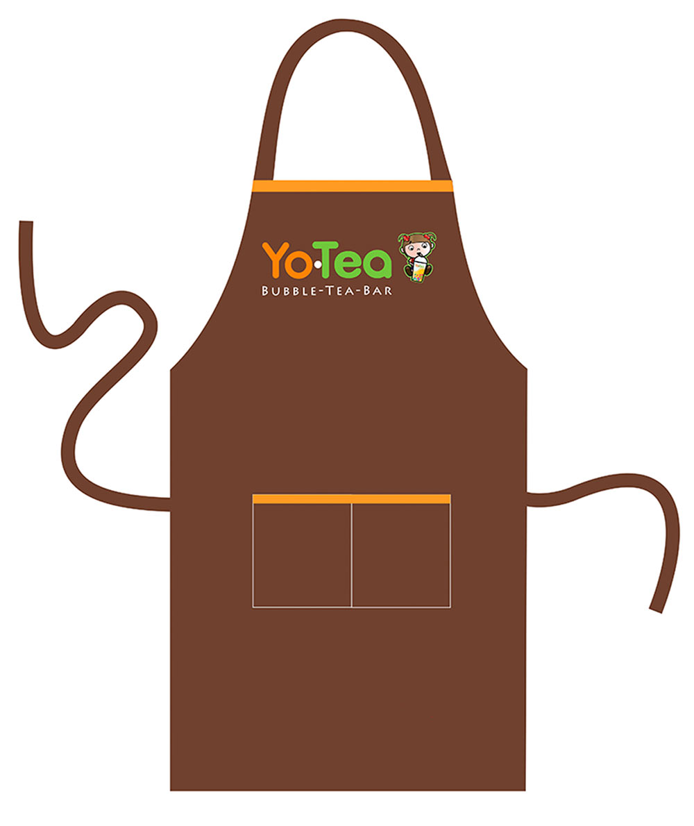 May và In tạp dề Quán Yo-Tea Bubble - Tea - Bar