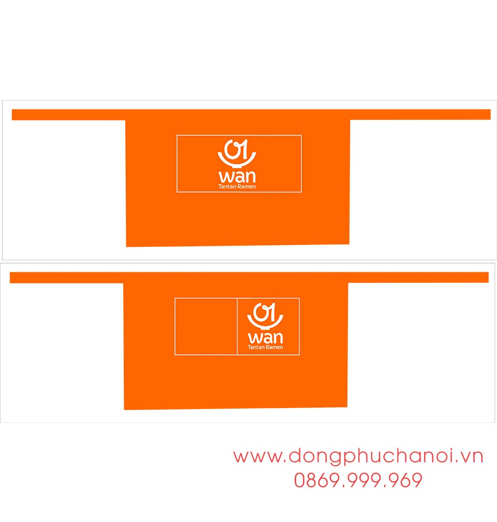 May và In tạp dề đồng phục Wan Tantan Ramen