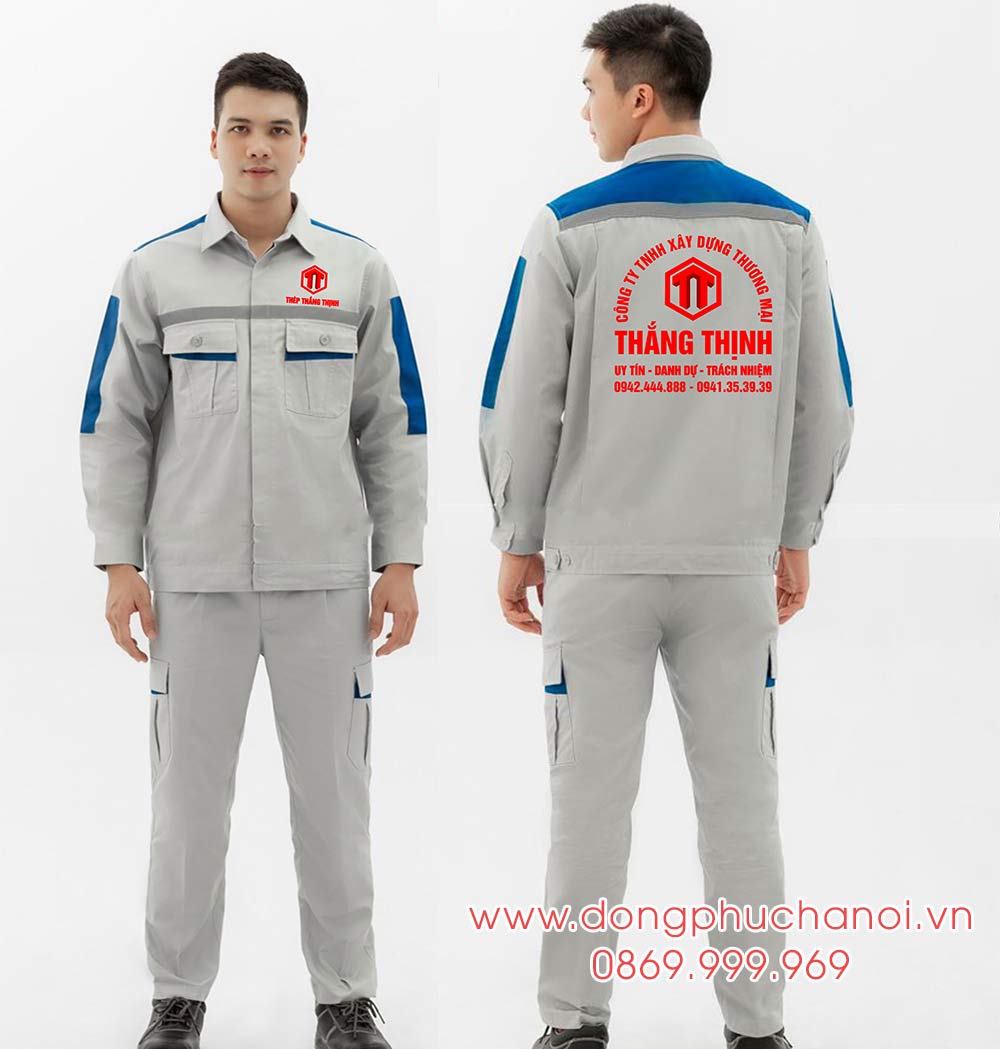May và in đồng phục bảo hộ Công ty TNHH Xây dựng Thương mại Thắng Thịnh