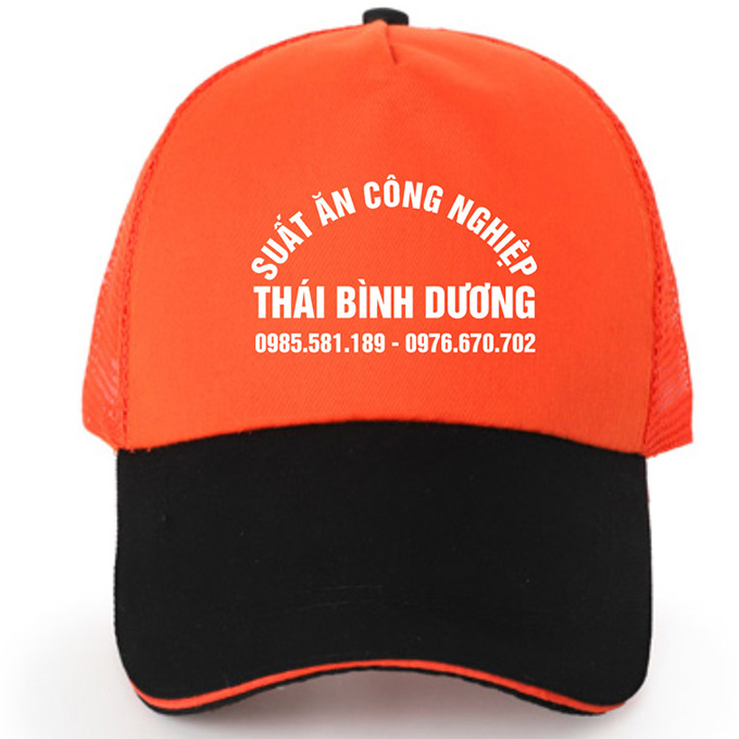 Mũ lưỡi trai Suất ăn công nghiệp Thái Bình Dương