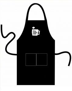 Tạp dề dáng yếm màu đen