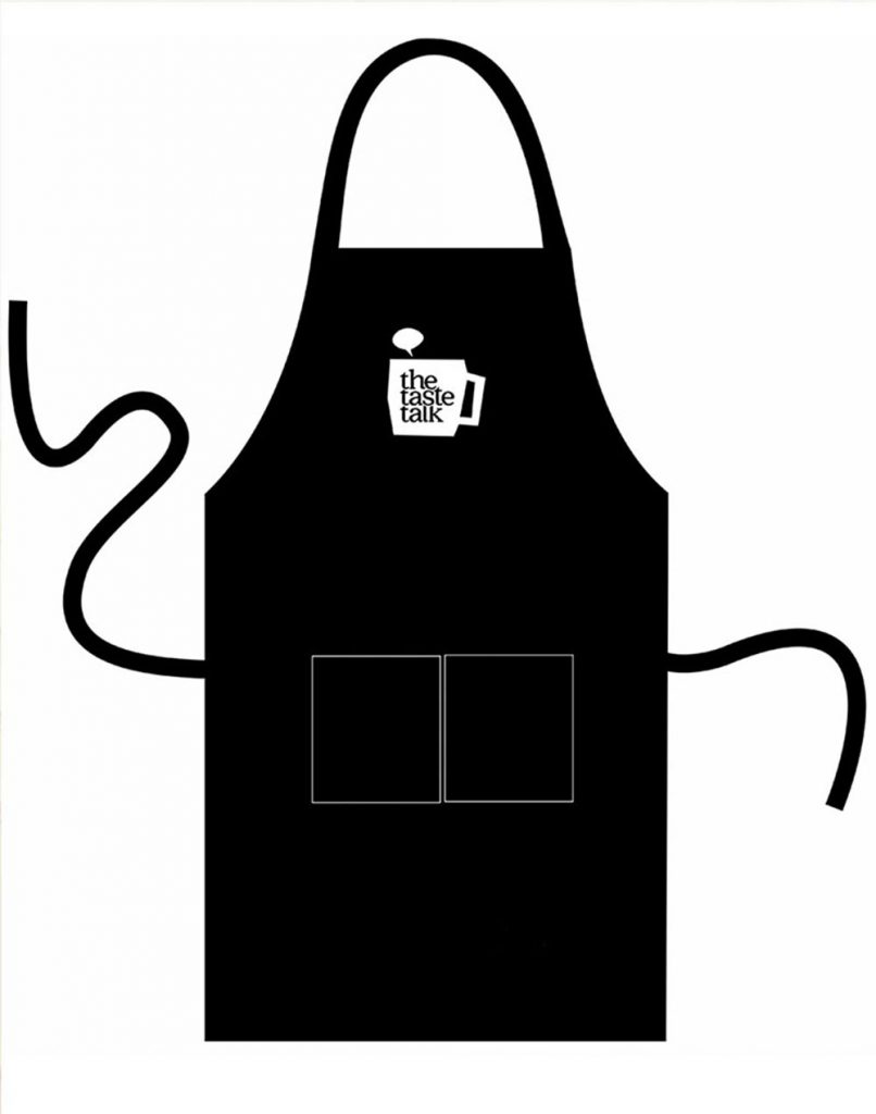 Tạp dề dáng yếm màu đen