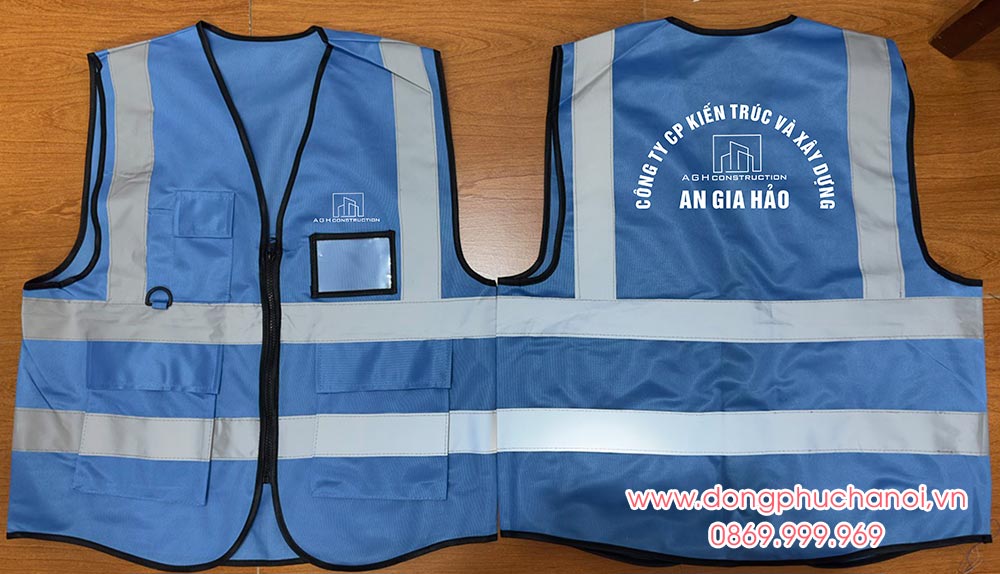 May Và In Áo Gile Đồng Phục Công Ty Kiến Trúc Và Xây Dựng An Gia Hảo
