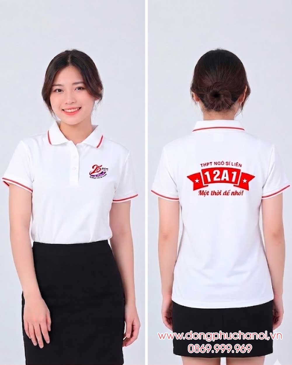 May và In áo Lớp 12A1-K53 THPT Ngô Sĩ Liên - 25 Năm Kỷ niệm Thời áo trắng