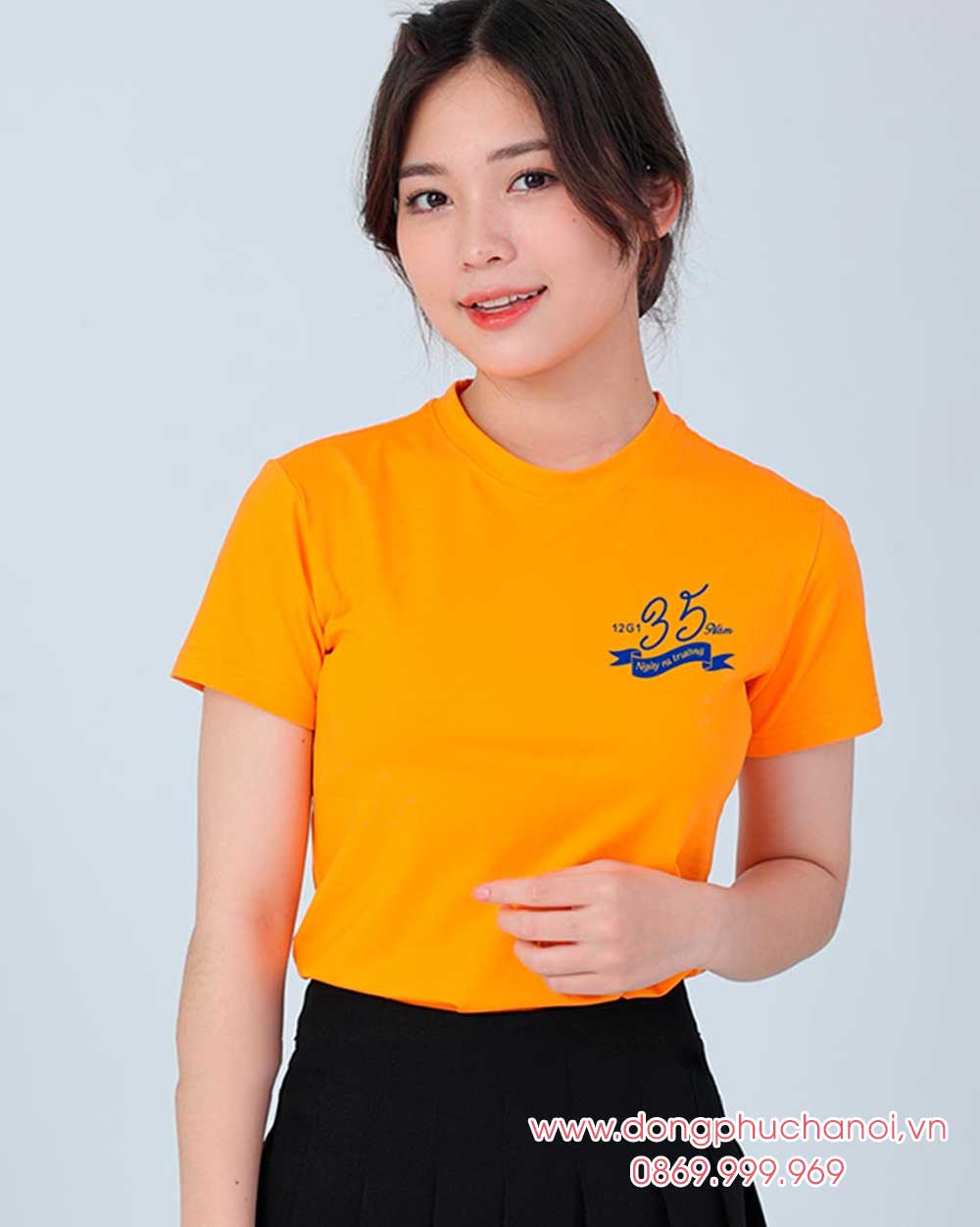 May và In áo Lớp 12G1 - 35 năm Ngày ra trường
