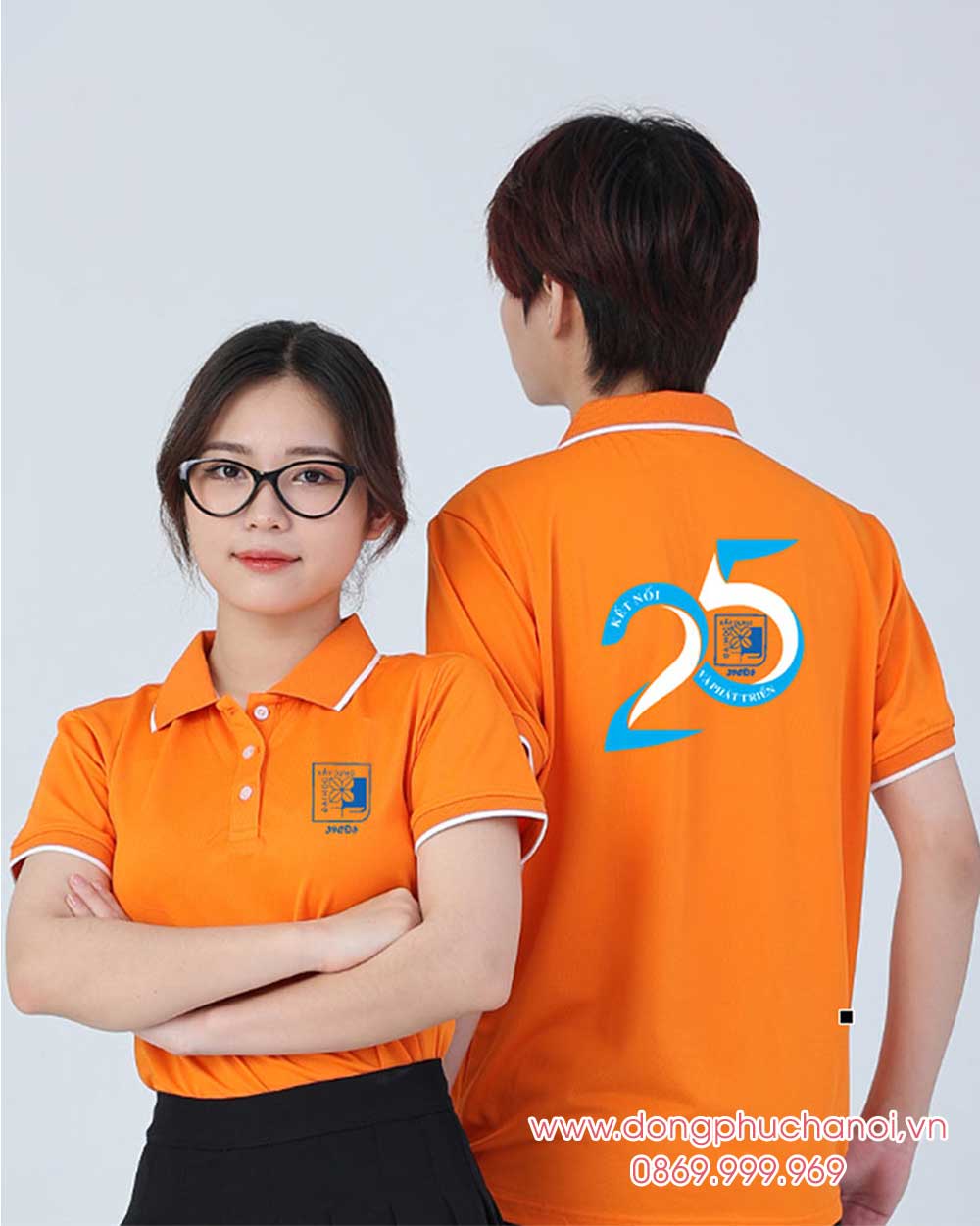 May và In áo Lớp 39CD6 Đại học Xây dựng - 25 năm Kết nối & Phát triển