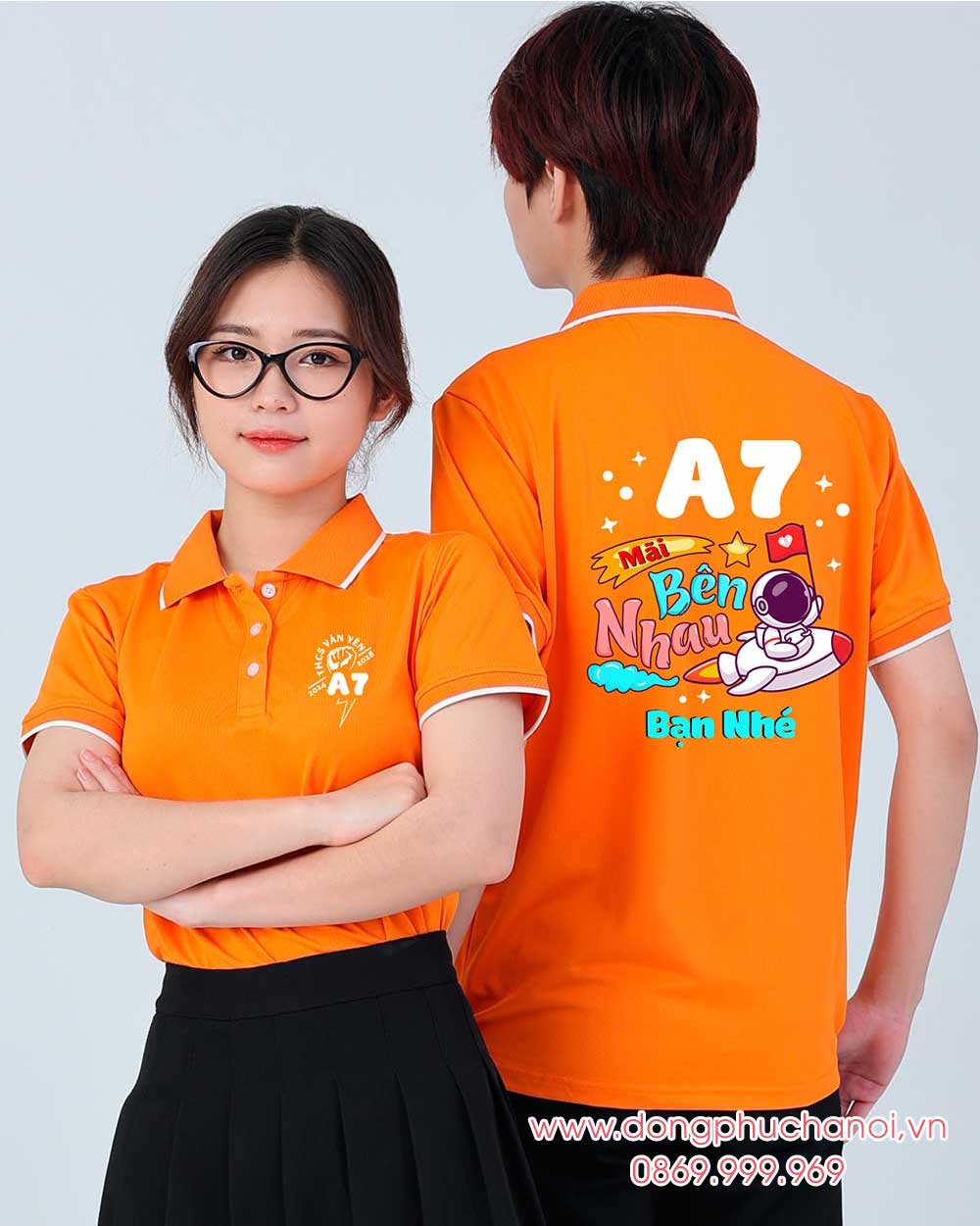 May và In áo Lớp A7 THCS Văn Yên - Mãi bên nhau bạn nhé