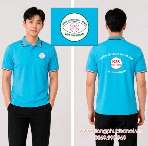 May và In áo Lớp G K26 Trường cấp III Biên Hòa - Hà Nam