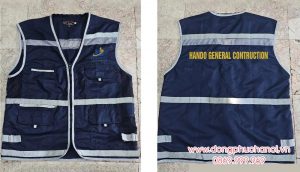 May và In áo gile Công ty Hando General Contruction