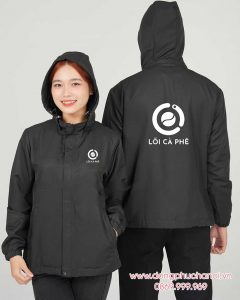 May và In áo gió đồng phục Lõi Cà Phê