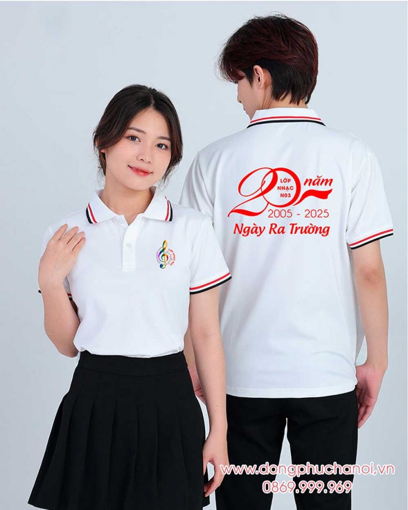 May và In áo phông Lớp nhạc N03 - 20 năm Ngày ra trường