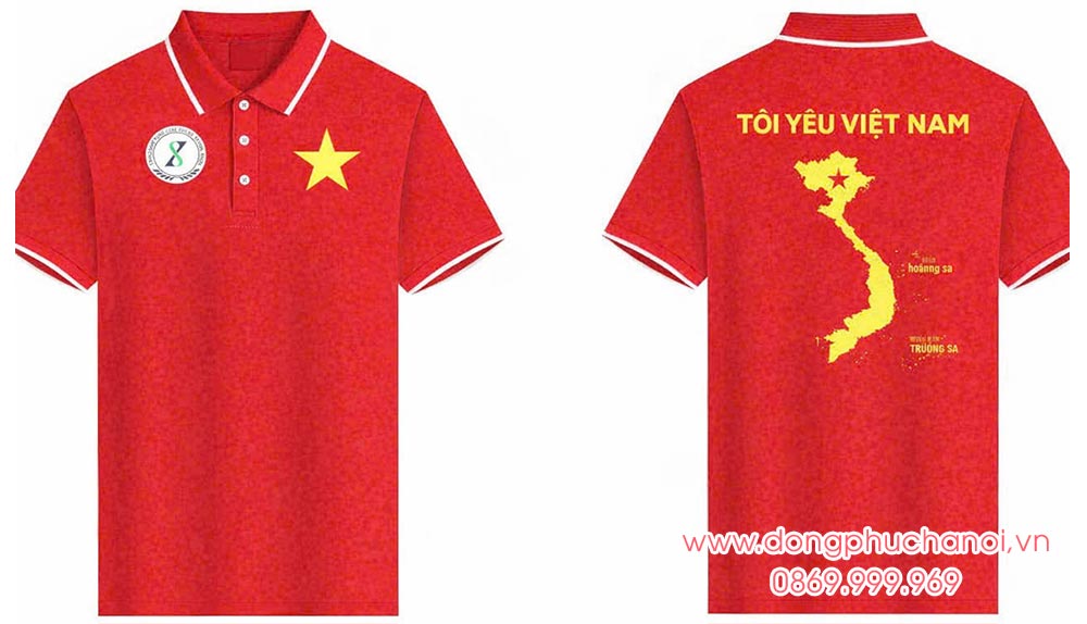 May và In áo phông Tôi yêu Việt Nam - Hoàng Sa - Trường Sa
