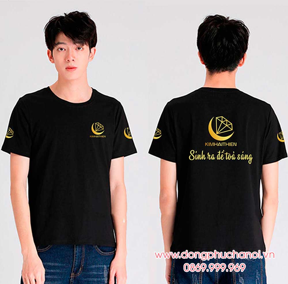 May và In áo phông đồng phục KimHaiThien