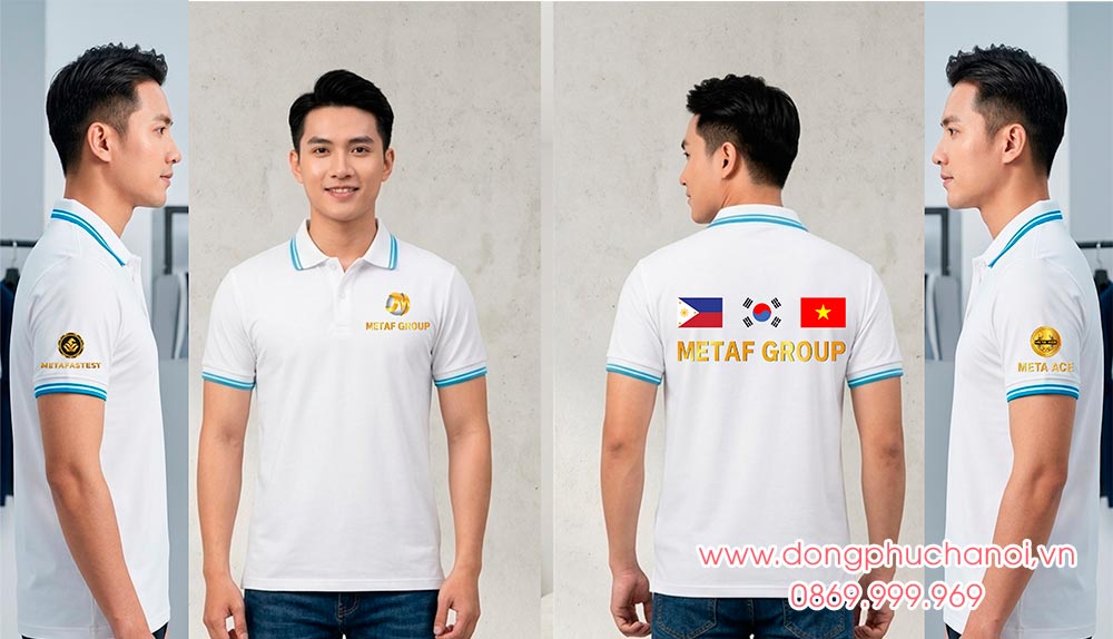 May và In áo phông đồng phục Metaf Group