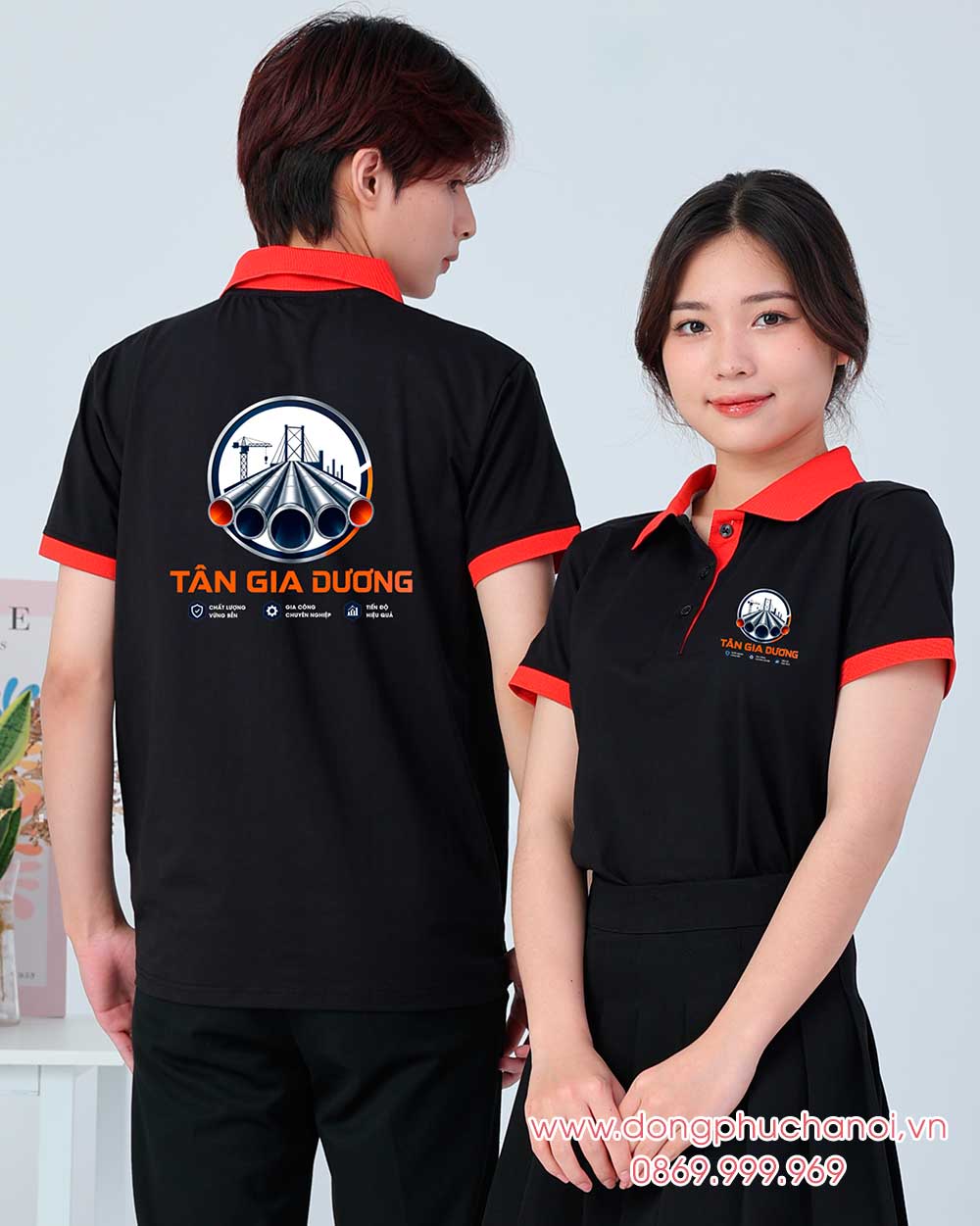 May và In áo phông đồng phục Tân Gia Dương