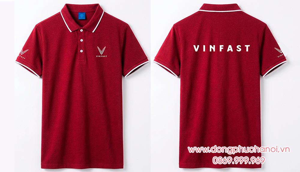 May và In áo phông đồng phục Vinfast