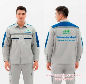 May và In đồng phục bảo hộ Công ty Shinyo Takara Standard