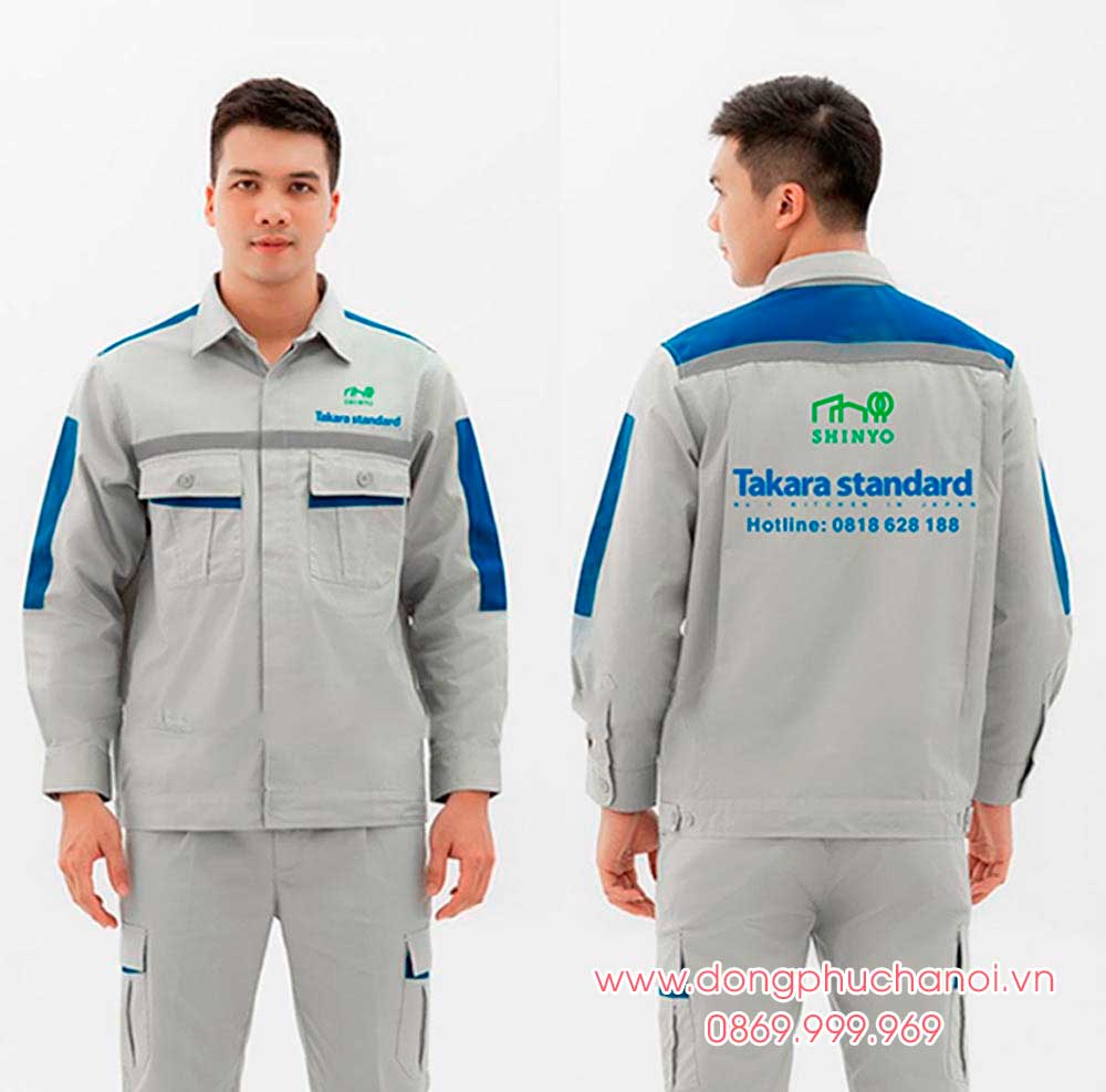 May và In đồng phục bảo hộ Công ty Shinyo Takara Standard
