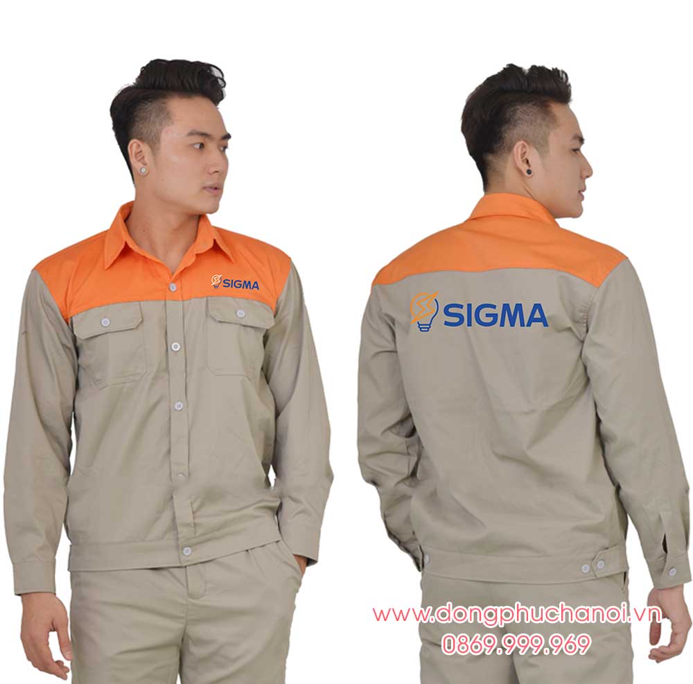 May và In đồng phục bảo hộ Công ty Sigma