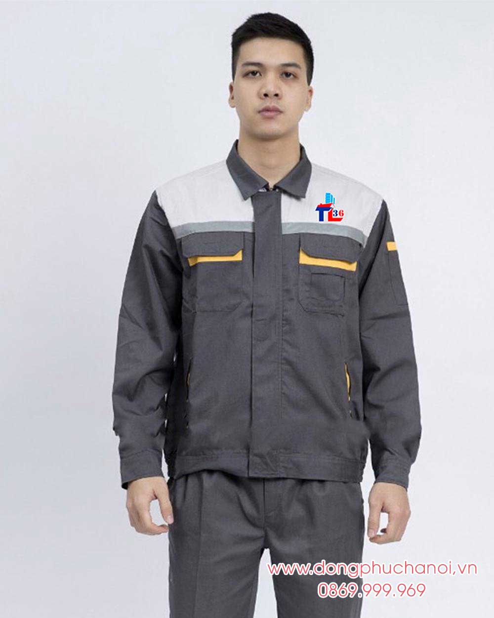 May và In đồng phục bảo hộ Công ty TL36