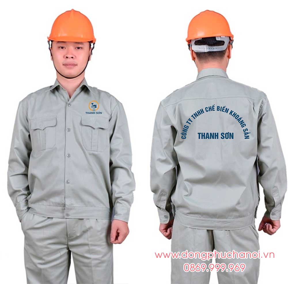 May và In đồng phục bảo hộ Công ty TNHH Chế biến khoáng sản Thanh Sơn