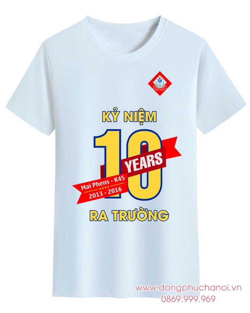 May và In áo Lớp Mai Phens - K45 Trường THPT Mỹ Tho - Kỷ niệm 10 năm ra trường